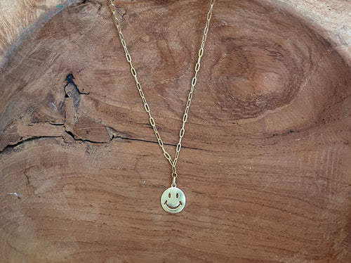 Smiley Link Necklace