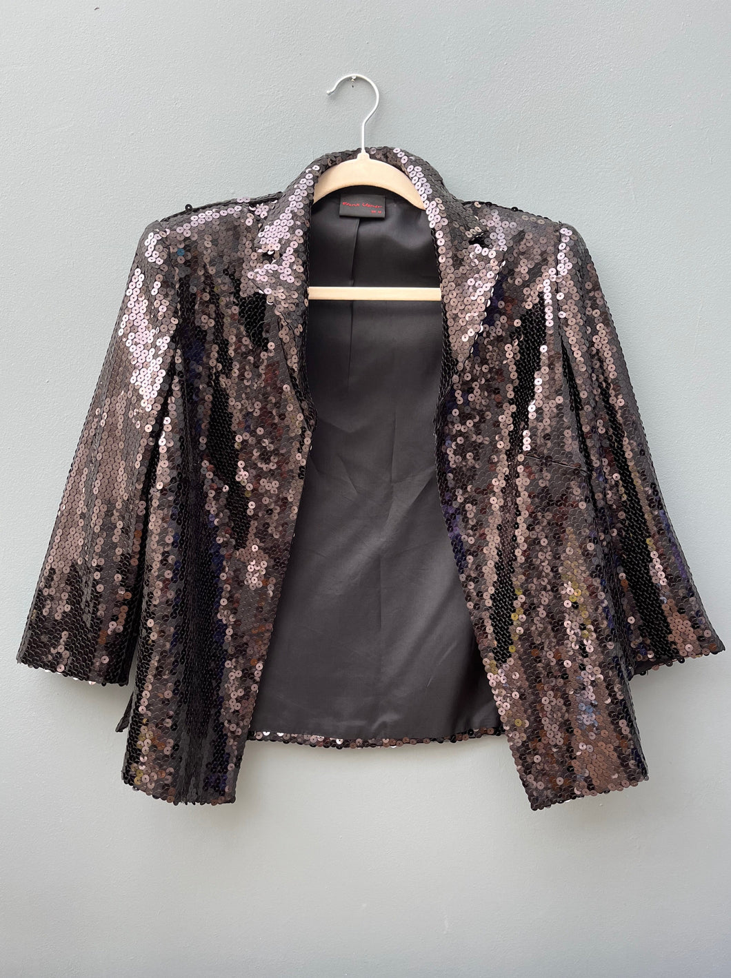 Black/Dark Brown Sequin Jacket